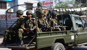 আইন-শৃঙ্খলা নিয়ন্ত্রণে সারা দেশে সেনাবাহিনীর ২০৬ ক্যাম্প